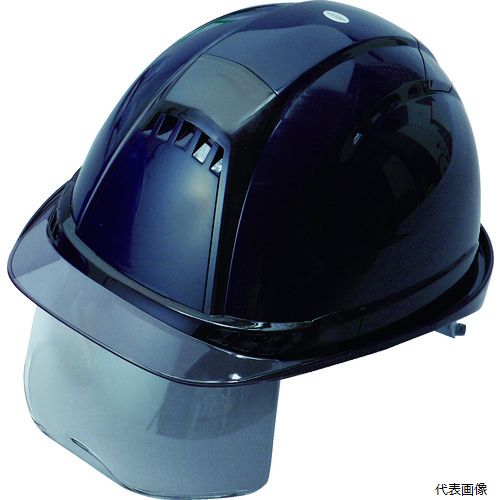 東洋物産工業 NO.391F-S-C-NY トーヨーセフティ ヘルメット ヴェンティープラス シールド面付 紺
