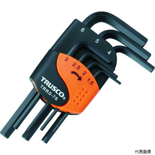 樂天商城 - トラスコ TRRS-7S TRUSCO 六角棒レンチセット ショートタイプ 7本組