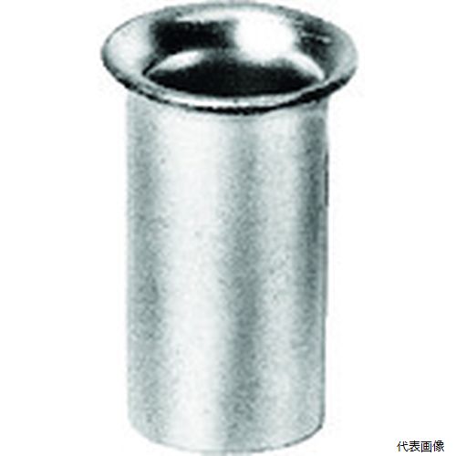 【特長】 ●単品(100個)毎に丈夫な樹脂ケースに入っています。 【仕様】 ●電線抱合範囲単線(mm)：2.0〜3.5(2本) ●色：シルバー ●全長(mm)：10 ●外径寸法(mm)：6.5 ●内寸(mm)：4.0 ●JIS規格品：○ ●外形寸法(mm)：6.5 ●リングスリーブ ●JISC2806適合 【材質／仕上】 ●C1100（電気すずメッキ） 【入数】 ●1PK/100個 他のサイズはこちら 在庫のない商品は検索に表示されない場合がございます　