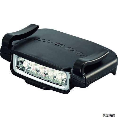 【特長】 ●直接ヘルメットに装着可能で、超高輝度LEDを5個使用した高機能ライトです。 ●下部に角度調節用の突起が付いており、手袋をした状態でも簡単に角度調節ができます。 【用途】 ●ヘッドライトに。 【仕様】 ●高さ(mm)：22 ●サイズ：幅(mm)：72 ●厚さ(mm)：56 ●LED色：白 ●バイザー付きヘルメット用 ●超高輝度白色LED×5個 ●連続点灯：10時間 ●雨除けひさし付き ●角度調節用突起付 ●角度調整可能範囲：90度 ●使用電源：CR2032ボタン電池2個(電池付属) ●LED寿命：約50000時間 【材質／仕上】 ●基材：ABS樹脂 ●電池ターミナル：PBS(リン青銅) ●ビス：スチール 【セット内容／付属品】 ●ボタン電池(CR2032)×2個(テスト用) 【注意】 ●ヘルメットの形状により、取り付けができない場合がございます。 【入数】 ●1個 他のサイズはこちら 在庫のない商品は検索に表示されない場合がございます　