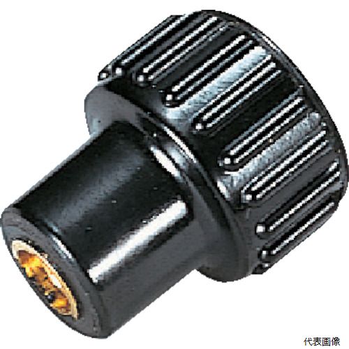 【特長】 ●つまみ部分が使いやすいロングタイプのノブです。 【仕様】 ●外径(mm)：26 ●ノブ高さ(mm)：28 ●ねじ寸法：M8×1.25 ●ねじ深さ(mm)：20 ●耐熱温度(℃)：110 ●めねじタイプ 【材質／仕上】 ●ノブ：フェノール樹脂 ●めねじ：黄銅 【入数】 ●1個 他のサイズはこちら 在庫のない商品は検索に表示されない場合がございます　