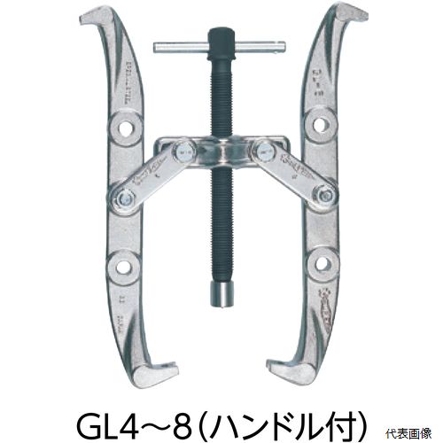 樂天商城 - スーパーツール GL-8 スーパー ギャープーラGL型 プロ用強化型 D(被引抜き物の直径)：最小80、最大200