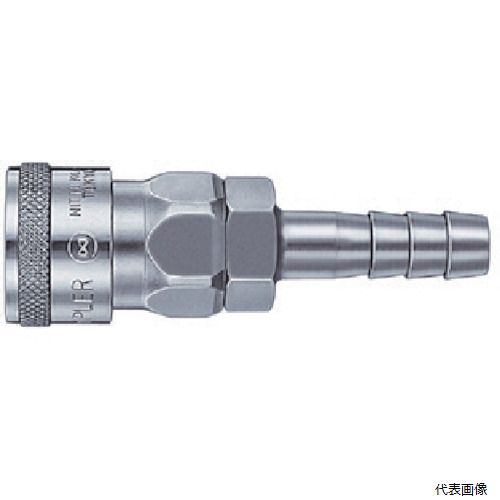 樂天商城 - 日東工器 30SH STEEL NBR 日東 ハイカプラ 鋼鉄製 ニトリルゴムNBR(SG)(ホース取付用ソケット)相手側3／8インチ 耐圧力2.0Mpa(00304)