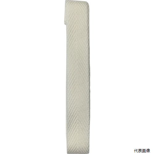 ユタカメイク AA-01 ベルト 平ベルトアクリルカラー 巾20mm×2m ホワイト