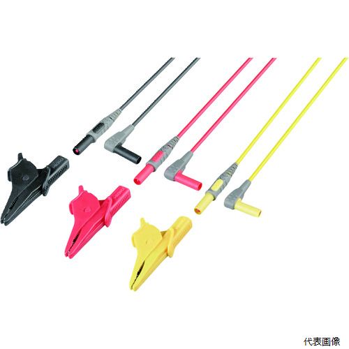 【特長】 ●各ケーブル長1.2m、赤、黄、黒の3本セットです。 ●適合機種：FT6031-03、FT3151 【材質／仕上】 ●ABS樹脂 【入数】 ●1組 他のサイズはこちら 在庫のない商品は検索に表示されない場合がございます　