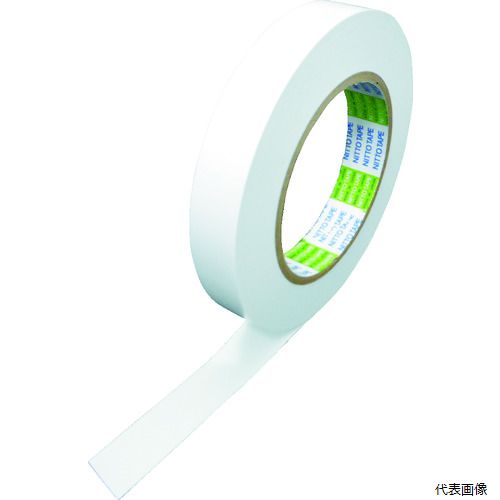 【特長】 ●さまざまな曲線・凹凸面・段差にしっかりフィット、綺麗な見切りラインがでます。 ●剥離時にテープ背面の塗膜飛散（フレーキング）が殆どでません。 【用途】 ●工作機械の連結部分のアース取りなどに。 ●色：白 ●幅(mm)：19 ●長さ(m)：50 ●厚さ(mm)：0.12 ●使用温度範囲(℃)：170℃(30分) ●粘着力(N/mm)：4.5/18 ●引張強度(N/mm)：67/18 ●粘着力：4.5N／18mm 【材質／仕上】 ●基材：軟質塩化ビニールフィルム ●粘着剤：ゴム系 【入数】 ●1巻 他のサイズはこちら 在庫のない商品は検索に表示されない場合がございます　
