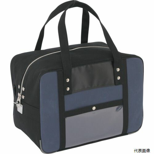 三栄産業 BTMDE-U-03 SANEI 帆布メール用ボストンMマチ広 馬蹄錠金具付 紺