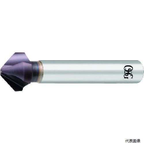オーエスジー FX-MG-CSX90 6.3X6X2.0X55 OSG FXコート3刃カウンターシンク 先端角90° 有効刃径6.3mm 先端径1×全長55mm...
