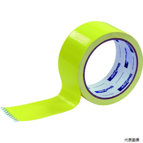 【スタンプラリー】アサヒペン 602732 パワー カラーテープ 48mm×10m T107蛍光イエロー