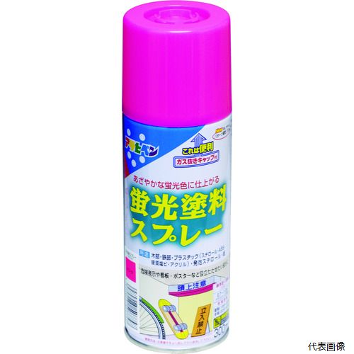 アサヒペン 507747 蛍光塗料スプレー 300ML ピンク
