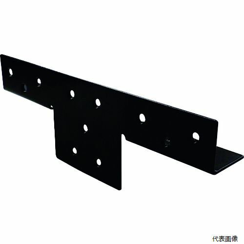 【特長】 ●2mm厚のパワフル金物で、ベンチやテーブルなど外回りの重量物が造作できます。 ●座彫りが施されているので、ツライチ施工が可能です。 【用途】 ●2×4材の繋ぎ合わせに。 ●木材の受け補強に。 【仕様】 ●板厚(mm)：2 ●穴径(mm)：5 ●色：ブラック ●W(mm)：80 ●L1(mm)：240 ●L2(mm)：37 ●表面処理：カチオン電着塗装 ●タイプ3 【材質／仕上】 ●スチール ●表面処理：カチオン電着塗装 【入数】 ●1個 他のサイズはこちら 在庫のない商品は検索に表示されない場合がございます　