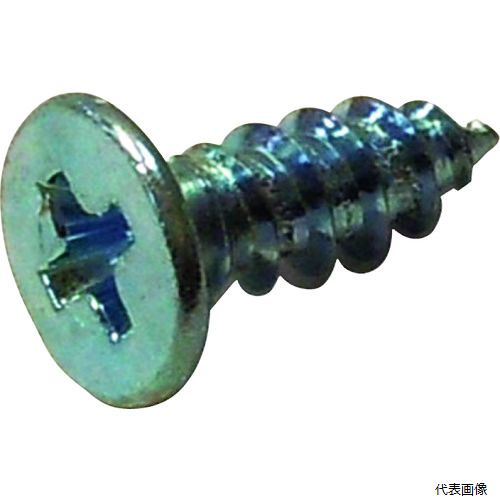【特長】 ●専用のタッピングねじでツライチに使用します。 【用途】 ●2×4サポートの取り付けに。 【仕様】 ●穴径(mm)：5 ●色：無地 ●長さ(mm)：12 ●ねじ径(mm)：4.0 ●頭部径(mm)：8 ●呼び径d×長さ(mm)：4.0×12 ●4.0×12 【材質／仕上】 ●スチール ●表面処理：ユニクロ 【入数】 ●1袋/28本 他のサイズはこちら 在庫のない商品は検索に表示されない場合がございます