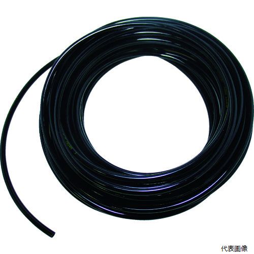 トラスコ TPT-0805-100BK TRUSCO ウレタンチューブ 8X5.0 100M 黒