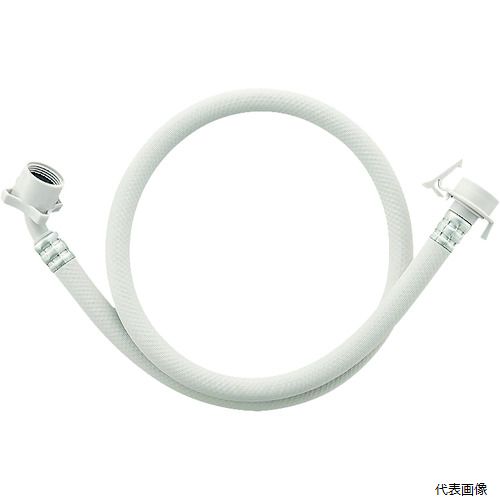 SANEI PT17-1X-1 自動洗濯機給水ホース 全自動用 元口なし ワンタッチ接続 1m G3／4