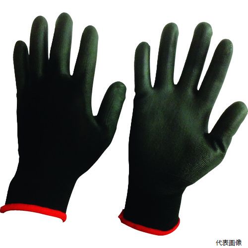 富士手袋工業 5327-S 富士手袋 ウレタンメガ黒10P