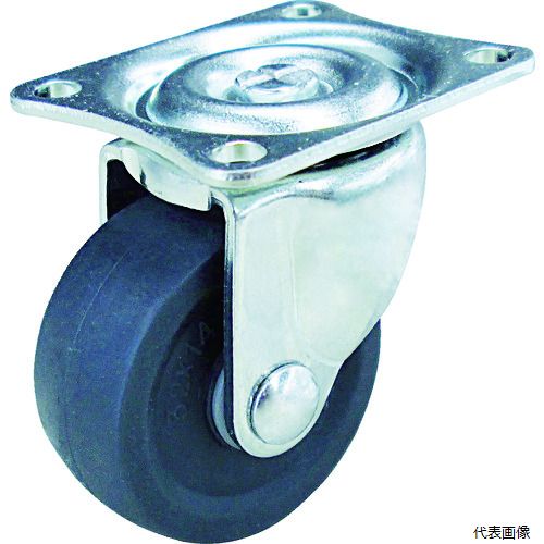 トラスコ TYGE-38 TRUSCO キャスター TYGシリーズ 自在 エラストマー車 38mm