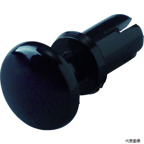 トラスコ TPR2648-BK TRUSCO プッシュリベット 板厚2.7〜3.6mm 穴径2.7Φ 長さ4.8 黒 50個入
