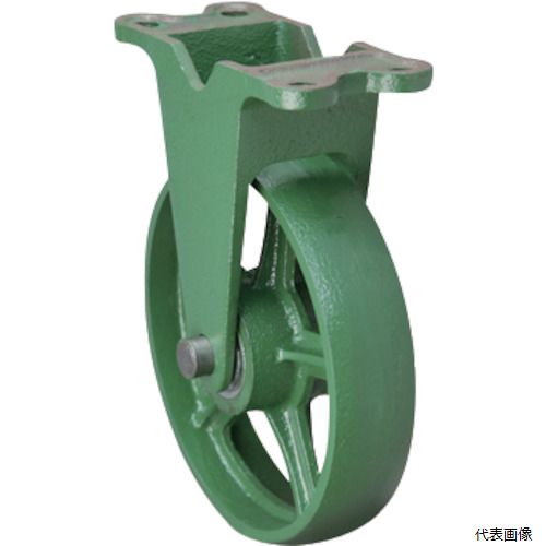 樂天商城 - 東北車輛製造所 75KFB 鋳物製キャスター 標準型固定金具付鉄車輪 75