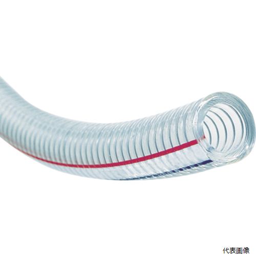 トヨックス TS-9-10 TOYOX 水・油・薬品・エアー用耐圧ホース トヨスプリングホース 内径9mm×外径15mm 長さ10m TS-9-10