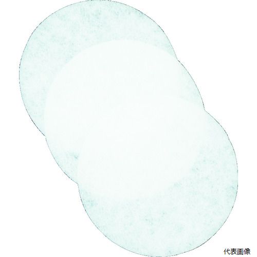 【特長】 ●裏面に粘着加工を施し取付が簡単です。 ●固定用の治具等が無くても固定できます。 ●難燃性の不織布を使用しています。 ●ノンハロゲン素材を使用しています。 ●ハサミで簡単にカットできます。 【用途】 ●工場内のエアコンや換気口、制御盤やモーターの吸気部分に使用し、ミスト・粉塵の侵入防止に。 ●パソコンやサーバーの吸気口に取付てほこりなどの侵入防止に。 ●エアコンや換気扇等のプレフィルターに。 【仕様】 ●捕集効率(%)：66.4 ●本体寸法(φmm)：175 ●厚さ(mm)：4 ●初期圧力損失(Pa)：24 ●耐熱温度(℃)：95 ●難燃性(JISL1091A-1法区分3適合) ●標準風速：1.5m/s ●カットタイプ 【材質／仕上】 ●ポリエステル 【注意】 ●貼付け前に取付部分の脱脂を十分に行ってください。 ●吸気量の多い機器やファンカバーの無いものにはご使用しないでください。 ●フィルターが汚れてきたら取り換えてください。 ●フィルターをはがした際にのり残りが発生しますが、市販のシール剥がしや中性洗剤で拭取れます。 【入数】 ●1箱/80枚 他のサイズはこちら 在庫のない商品は検索に表示されない場合がございます　