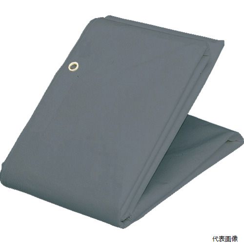 【特長】 ●軽量で作業性が向上します。 ●焼却時、ダイオキシン類の発生が少ないシートです。 ●使用環境温度：-40℃〜60℃で寒冷地でも使用可能です。 【用途】 ●建築、建設などの壁面養生に。 【仕様】 ●色：グレー ●幅(m)：1.8 ●長さ(m)：3.4 ●厚さ(mm)：0.3 ●ハトメ数(個)：34 ●ハトメピッチ(cm)：30 ●引張強度：縦645N/3cm、横639N/3cm ●引裂強度：縦230N、横205N ●消防法で定められた防炎物品 ●防炎表示者認定番号：AFE330085 ●ハトメ付 【材質／仕上】 ●シート：ポリエチレン（PE） ●ハトメ：アルミ（内径：12mm） 【入数】 ●1枚 他のサイズはこちら 在庫のない商品は検索に表示されない場合がございます　