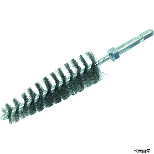 トラスコ 6TNB-1424-SUS TRUSCO 六角軸テーパーネジリブラシ ステンレス線 0.2Φ 14Φ〜24Φ穴用