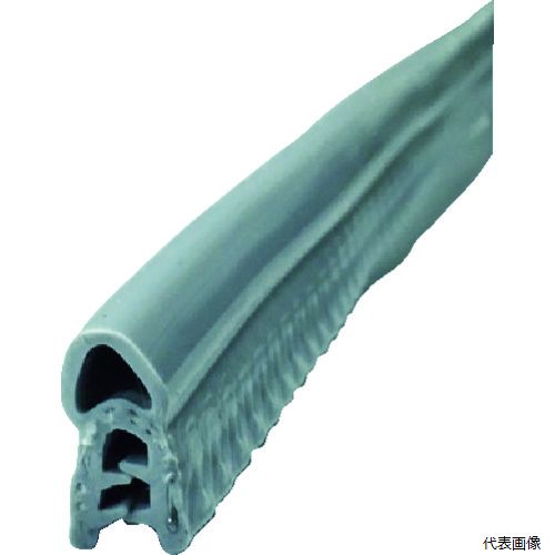 トラスコ SWP-06-2M-GY TRUSCO シリコーンワンタッチガスケット 2m 18.5X9.4 芯材入り グレー