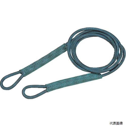 トラスコ SP-62 TRUSCO セフティパワーロープ シンブルなし 6mmX2m