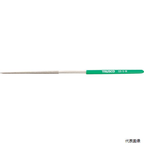 乐天商城 - トラスコ GS-5-M TRUSCO ダイヤモンドヤスリ 精密用#170 丸 1本入 全長200mm(5本組サイズ)