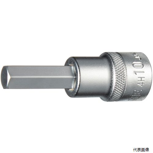 乐天商城 - TONE 4H-10 ヘキサゴンソケット 対辺寸法10mm 全長65mm