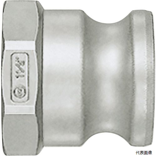 日東工器 LA-8TPF-AL 日東 レバーロックカプラ(おねじ取付用) 相手側取付サイズ：R1インチ(79776)