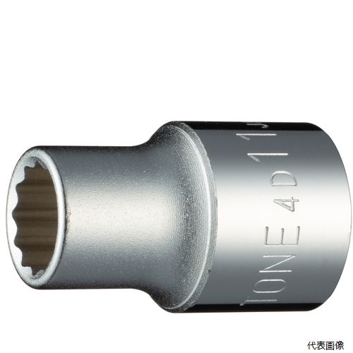 TONE 4D-11 ソケット(12角) 対辺寸法11mm 全長35mm