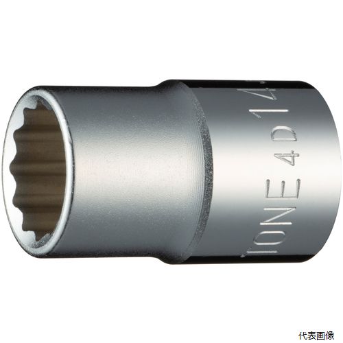 【特長】 ●スタンダードタイプで、対辺12角形状です。 ●重工業整備まで必要なツールを取りそろえています。 ●12角は6角よりも、ボルト頭やナットに対して2倍差し込みやすく作業効率がアップします。 【仕様】 ●差込角(mm)：12.7 ●対辺寸法(mm)：14 ●全長(mm)：35 ●対辺形状：12角 ●対辺(mm)：14 【材質／仕上】 ●構造用鋼 【入数】 ●1個 他のサイズはこちら 在庫のない商品は検索に表示されない場合がございます　
