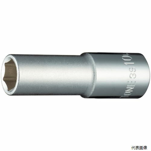 TONE 3S-10L ディープソケット(6角) 対辺寸法10mm 全長54mm