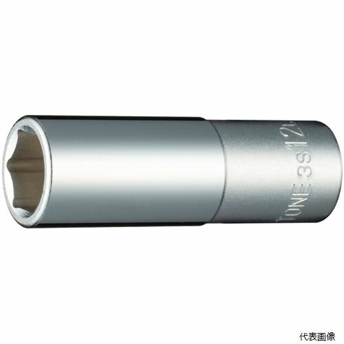 TONE 3S-12L ディープソケット(6角) 対辺寸法12mm 全長54mm