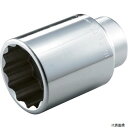 TONE 6D-35L ディープソケット(12角)対辺寸法 35mm 全長100mm