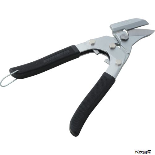 【特長】 ●鉄鋼切鋏、物用パワフル切鋏です。 ●平板材(0.8mm)まで切れます。 ●ガルバ鋼板やダクトステンに対応してます。 【仕様】 ●切断能力(mm)鉄板：1.0 ●切断能力(mm)ステンレス板：0.8 ●全長(mm)：260 ●刃長(mm)：45 ●刃先：30 【材質／仕上】 ●刃物：特殊刃物鋼 【入数】 ●1丁 他のサイズはこちら 在庫のない商品は検索に表示されない場合がございます　