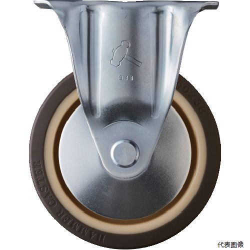 Rakuten - ハンマーキャスター 420SR-UB150 ハンマー キャスター固定ウレタン車150mm