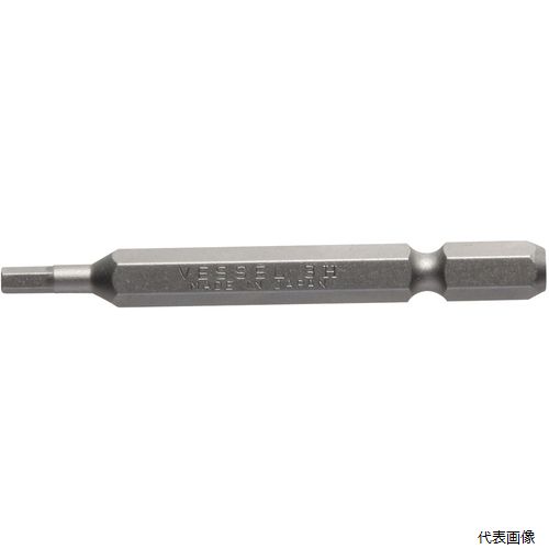 【特長】 ●大量ロット生産で品質の安定と低コストを実現しています。 ●オリジナル特殊合金鋼を使用しています。 ●品質管理により、折れに強いビットとしてシビアで過酷な状況での作業が要求される産業界で長い実績があります。 【仕様】 ●刃先：対辺3 ●全長(mm)：65 ●シャンク径(mm)：6.35 ●硬さ：H ●対辺(mm)：3 ●呼称：A16 ●硬度：H 【注意】 ●A14-1-65H〜MA16-2150Hは発注単位10本です。A20-5-55〜A20-14-60は発注単位1本です。 【入数】 ●10本 他のサイズはこちら 在庫のない商品は検索に表示されない場合がございます