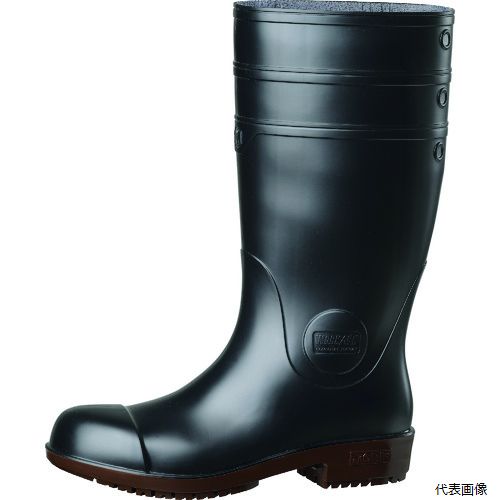 【スタンプラリー】ミドリ安全 NHG1000SP-BK-28.0 超耐滑先芯入り長靴 ハイグリップ NHG1000スーパー ..