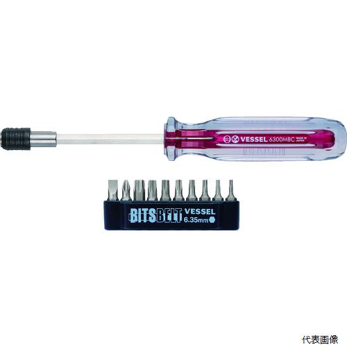 Torque Screwdriver - ベッセル TD-6310TX VESSEL トルクスドライバーセット(ビット10本付) TD-6310TX