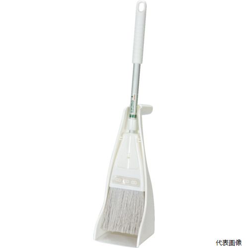 【特長】 ●しなやかな穂で細かなゴミもしっかり掃けます。 ●チリトリとホーキをセットして立てて収納できます。 【用途】 ●屋外の掃き掃除に。 【仕様】 ●幅(mm)：87 ●奥行(mm)：117 ●高さ(mm)：418〜560 【材質／仕上】 ●毛：ポリプロピレン(PP) ●柄：アルミ ●チリトリ：ポリプロピレン(PP) 【セット内容／付属品】 ●ホーキ1本、チリトリ1個 【入数】 ●1S 他のサイズはこちら 在庫のない商品は検索に表示されない場合がございます　