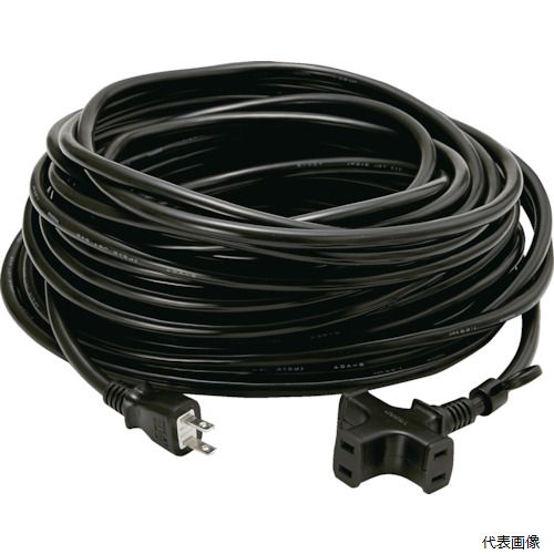 【特長】 ●タップ部分が3方向に分かれているタイプです。 ●ソフトコードなので、冬場でもコードが固くなりません。 ●最大合計1500Wまで使用可能です。 ●電線はS-VCT1.25mm［［の2乗］］×2芯です。 【仕様】 ●電線仕様長さ(m)：20 ●電線仕様太さ(［［MM2］］)：1.25 ●電線仕様芯数(C)：2 ●コンセント仕様定格：2P・15A・125V ●コンセント仕様形状：［［二相2］］ ●コンセント仕様個数：3 ●電線種：ソフトVCT ●色：ブラック 【材質／仕上】 ●塩化ビニール樹脂 【注意】 ●提供不可：chemSHERPA、SDS、ミルシート 【入数】 ●1本 他のサイズはこちら 在庫のない商品は検索に表示されない場合がございます　