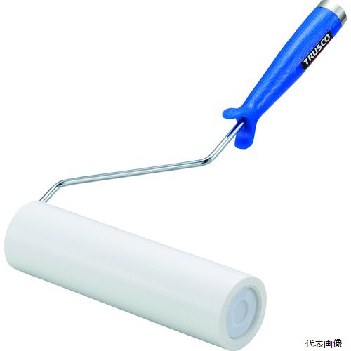 トラスコ CNR8H-W TRUSCO クリーンルーム用粘着ローラー8インチ用ハンドル 粘着ローラー白1巻付 2重袋入