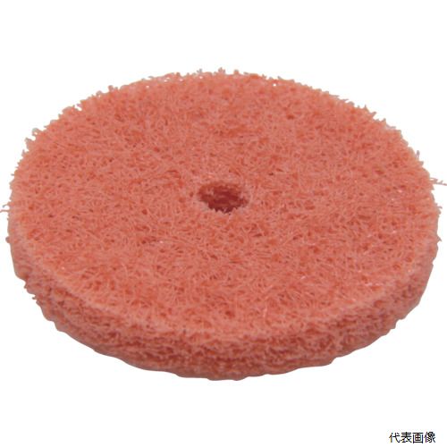 UHT 5153 #400φ25ホイル型NSL ラップ軸1本付 橙 1Pk(箱)＝25枚入