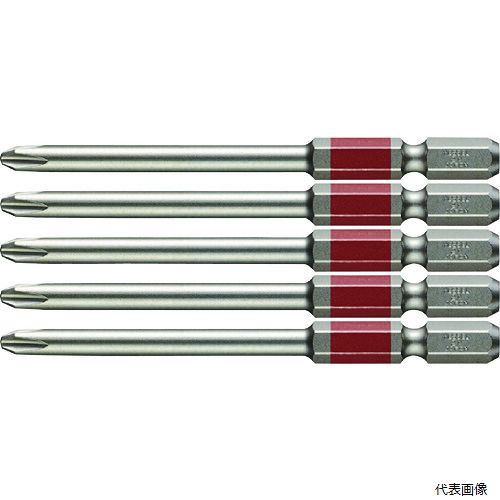 ベッセル GS5P2082D VESSEL 剛彩ビット 5本組 (片頭) アソート＋2×82mm