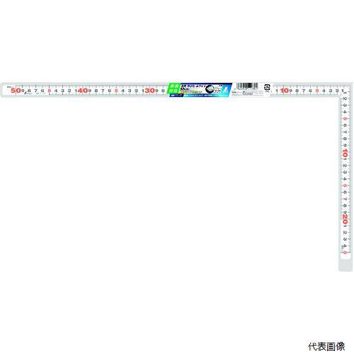 シンワ測定 11172 シンワ 曲尺平ぴた ホワイト 50cm 表裏同目
