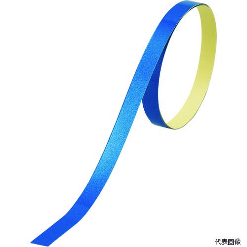 日本緑十字社 235314 緑十字 ヘルメット用ラインテープ 青 HL-G(小) 10mm幅×700mm 10本組 反射タイプ