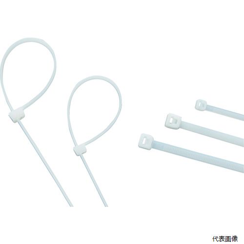 トラスコ TRCVJ-100 TRUSCO ケーブルタイ 幅2.4mmX100mm 最大結束Φ22 100本入