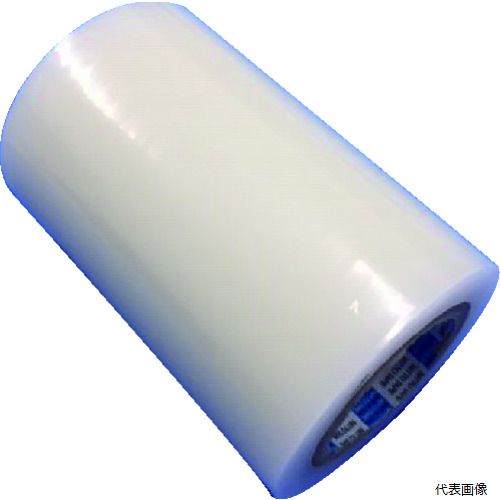 【特長】 ●水系粘着剤とポリエチレン系フィルムをベースとした表面保護材で環境問題に取り組んだ製品です。 ●アルミサッシに対する接着性に優れています。 ●被着体表面粗度に大きく依存します。 ●耐候性に優れています。 【用途】 ●アルミサッシ用表面保護。 【仕様】 ●色：クリア ●幅(mm)：200 ●長さ(m)：100 ●厚さ(mm)：0.065 ●粘着力(N/10mm)：1.38 ●粘着力：1.38N/10mm ●切断にはカッターが必要 【材質／仕上】 ●基材：ポリエチレン ●粘着剤：アクリル系 【入数】 ●1巻 他のサイズはこちら 在庫のない商品は検索に表示されない場合がございます　